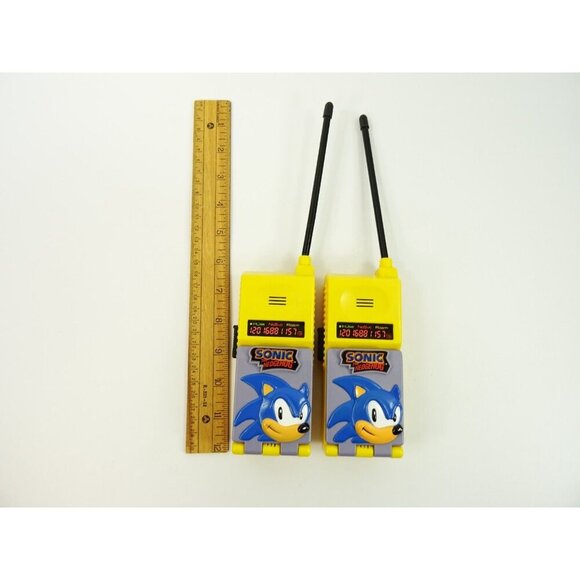 Rare Sonic the Hedgehog Flip Phone Walkie Talkies 1993 Sega Vintage Toy WORKS - Picture 14 of 15